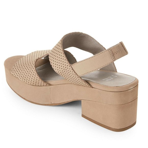 NEW EILEEN FISHER Dean Platform Slingback Sandals, Multiple Sizes - MSRP $240.00 - Picture 2 of 10